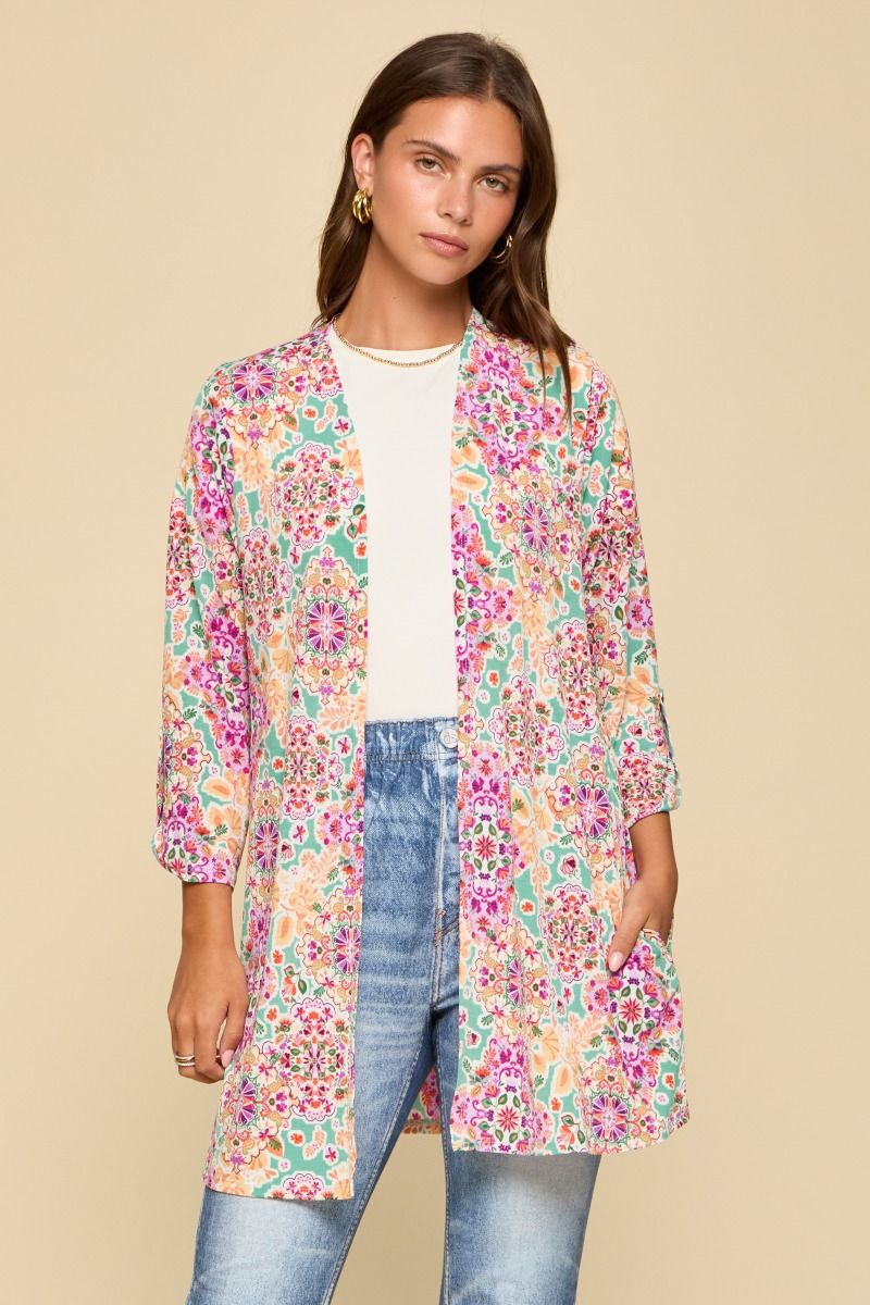 Lizzy Cardigan Mint { product_type }}