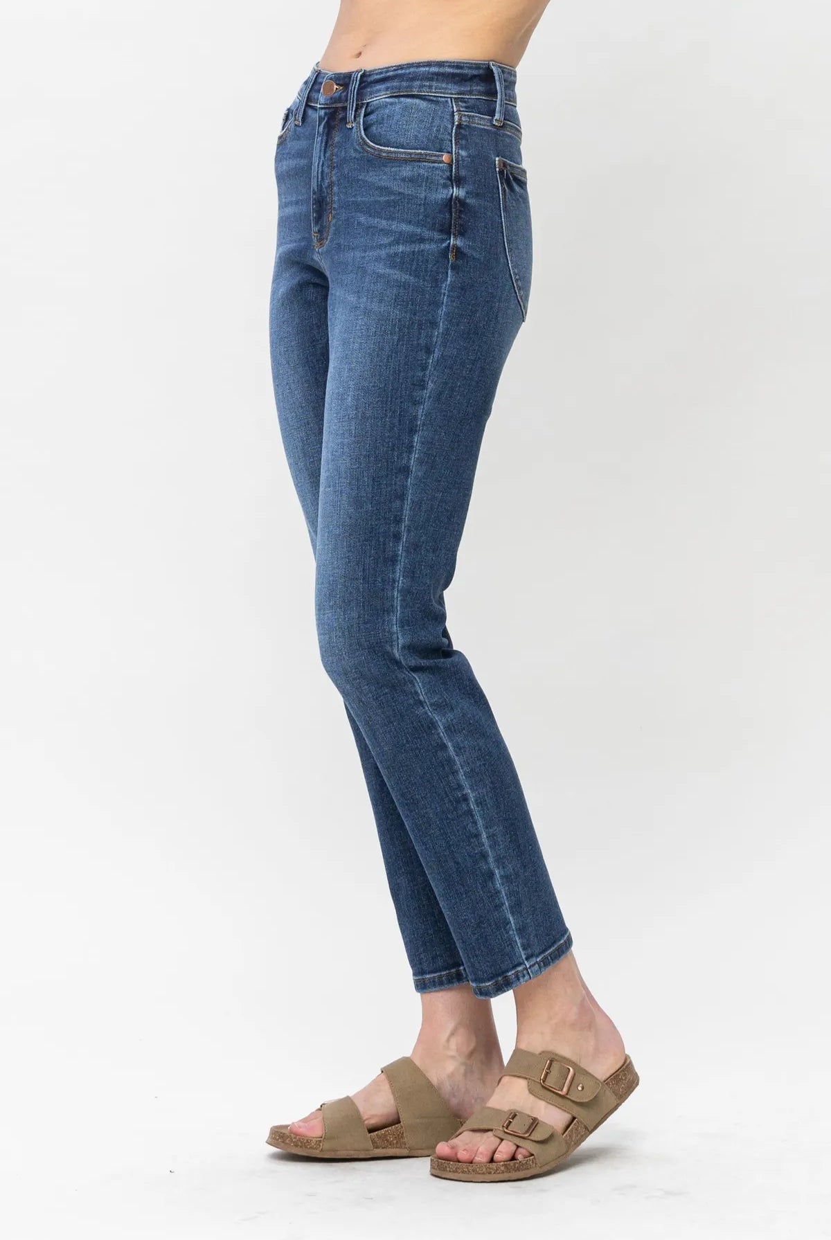 Judy Blue Shield Back Pocket Slim Fit { product_type }}