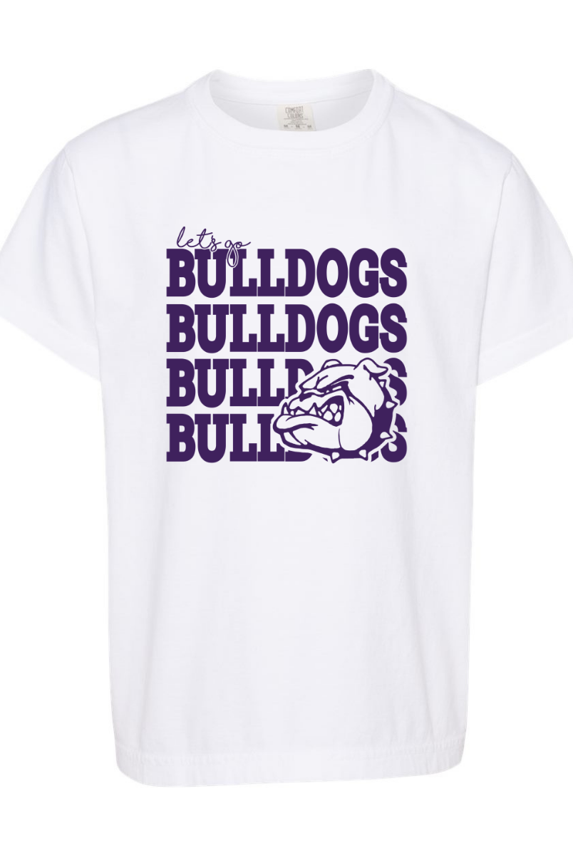 Let's Go Bulldogs Graphic Tee { product_type }}