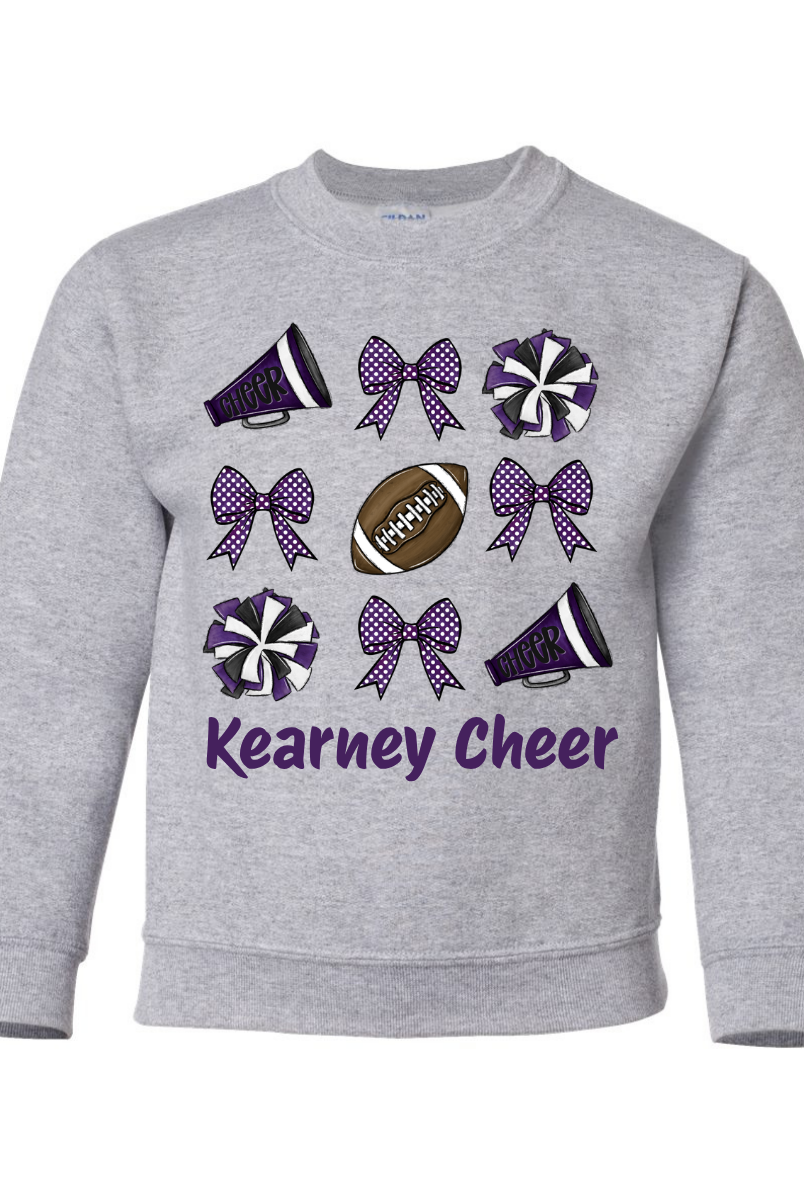 Kearney Cheer Crewneck Sweatshirt { product_type }}