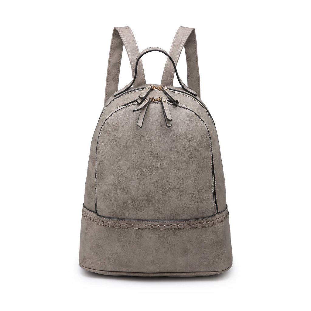 Marty Backpack in Grey-Handbags-Jen & Co.-Three Birdies Boutique, Women's Fashion Boutique Located in Kearney, MO