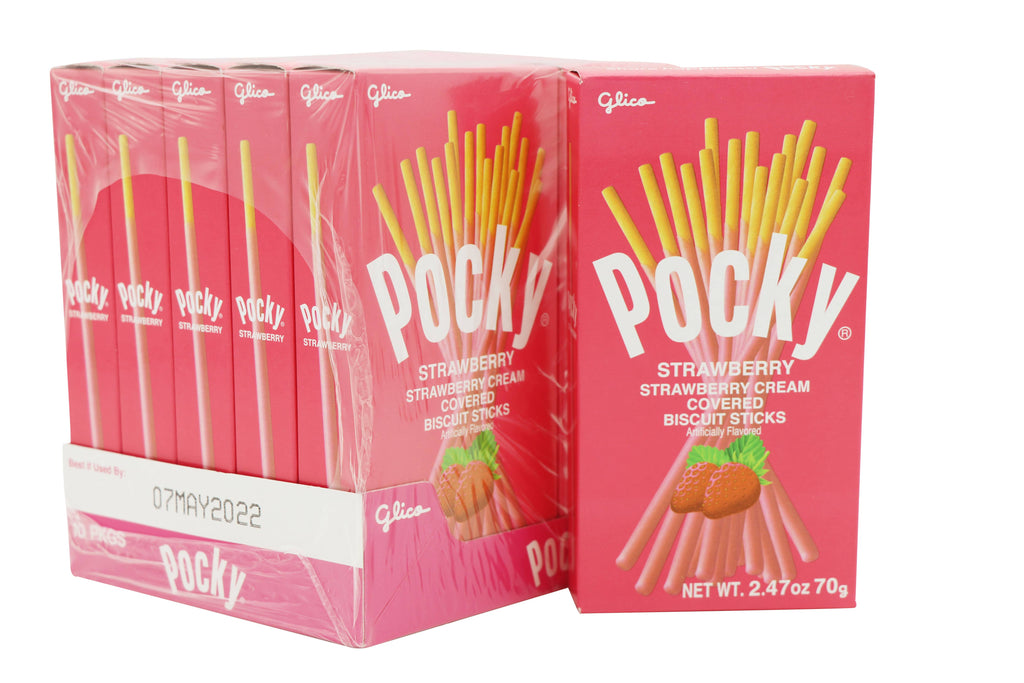 Pocky Strawberry Sticks-Kate's Candy-Three Birdies Boutique, Women's Fashion Boutique Located in Kearney, MO