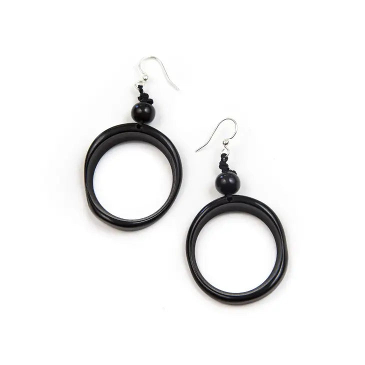 Ring Of Life Earrings-Earrings-Tagua-Three Birdies Boutique, Women's Fashion Boutique Located in Kearney, MO