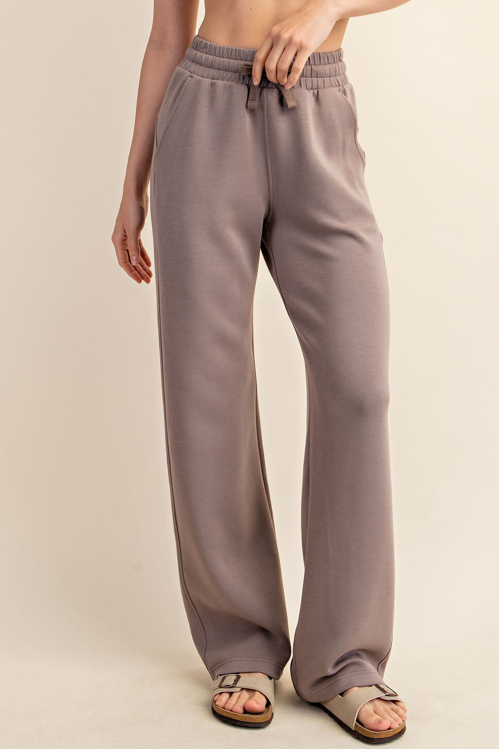 Rae Mode Luxe Straight Leg Pants { product_type }}