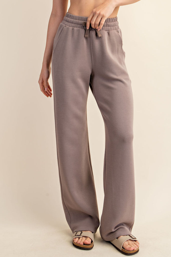Rae Mode Luxe Straight Leg Pants-Pants-Rae Mode-Three Birdies Boutique, Women's Fashion Boutique Located in Kearney, MO