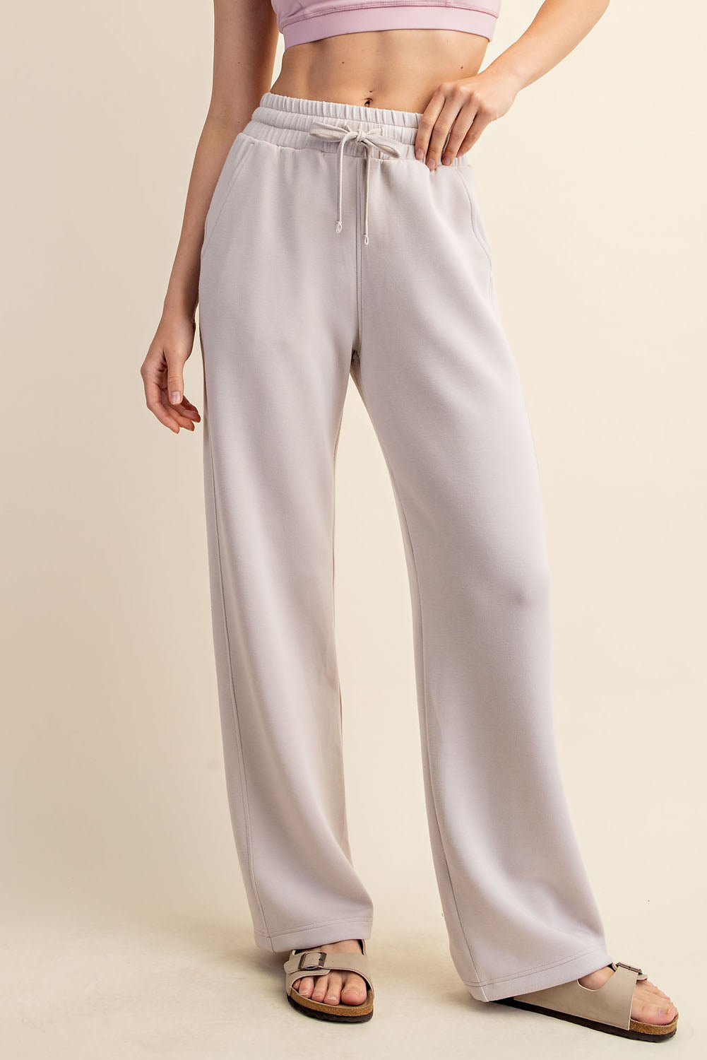 Rae Mode Luxe Straight Leg Pants { product_type }}