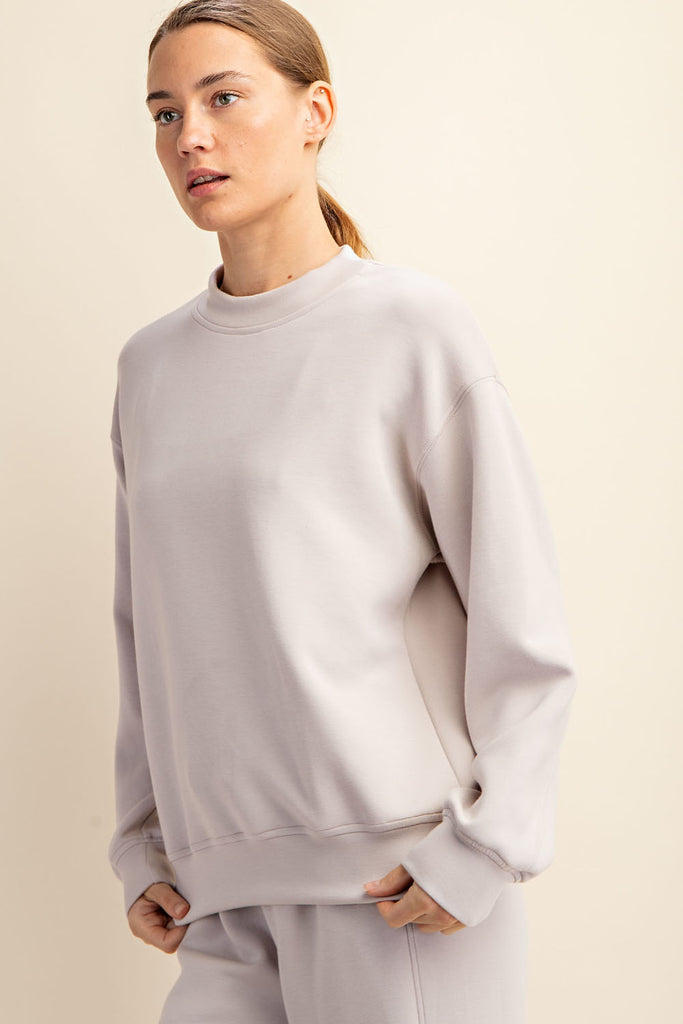 Rae Mode Luxe Pullover-Top-Rae Mode-Three Birdies Boutique, Women's Fashion Boutique Located in Kearney, MO