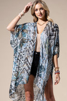 Denim Multi Kimono { product_type }}