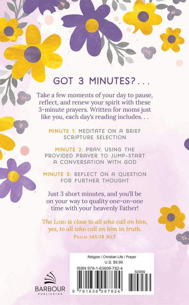 3-Minute Prayers for Moms-Barbour Publishing, Inc.-Three Birdies Boutique, Women's Fashion Boutique Located in Kearney, MO