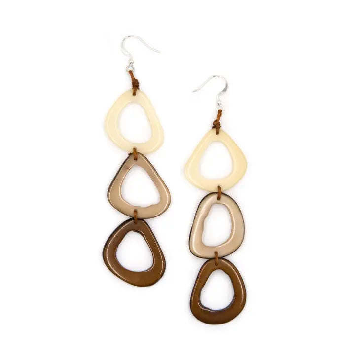 Margarita Earrings-Earrings-Tagua-Three Birdies Boutique, Women's Fashion Boutique Located in Kearney, MO