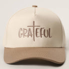 GRATEFUL Embroidery Two-Tone Trucker Hat: COW / One Size { product_type }}