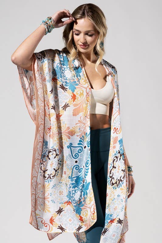Cona Moroccan Tile Kimono { product_type }}