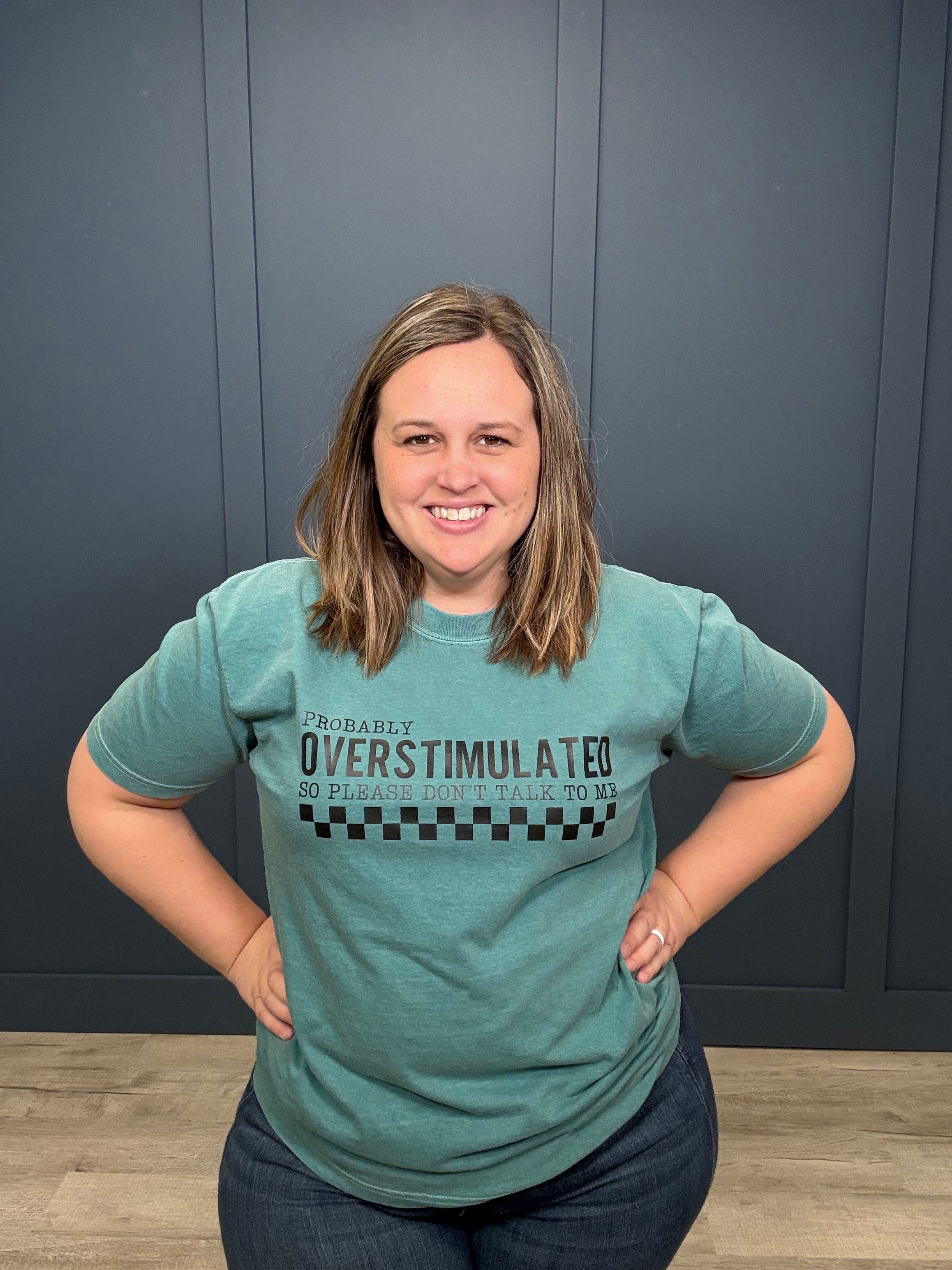 Probably Overstimulated Tee { product_type }}
