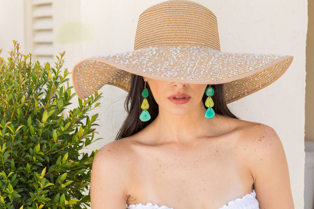 Bali Earrings: Mustard Yellow-Organic Tagua Jewelry-Three Birdies Boutique, Women's Fashion Boutique Located in Kearney, MO