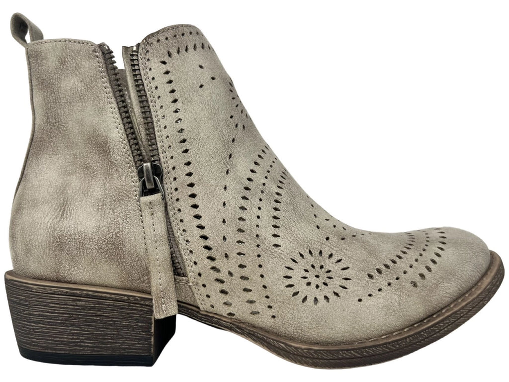 Lisette Side Zipper Boots-Booties-Very G-Three Birdies Boutique, Women's Fashion Boutique Located in Kearney, MO