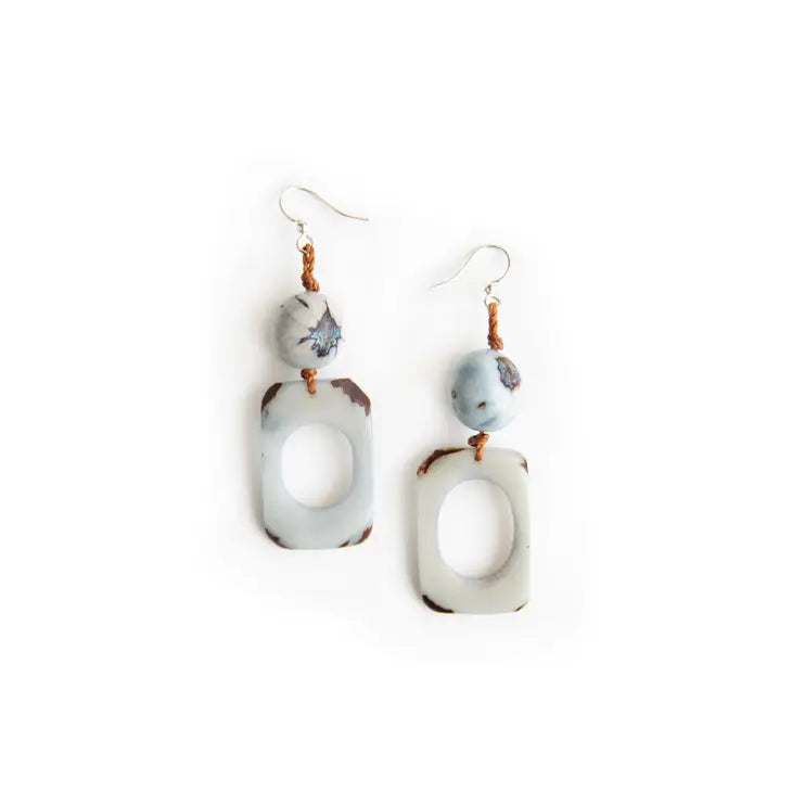Alejandra Earrings-Earrings-Tagua-Three Birdies Boutique, Women's Fashion Boutique Located in Kearney, MO