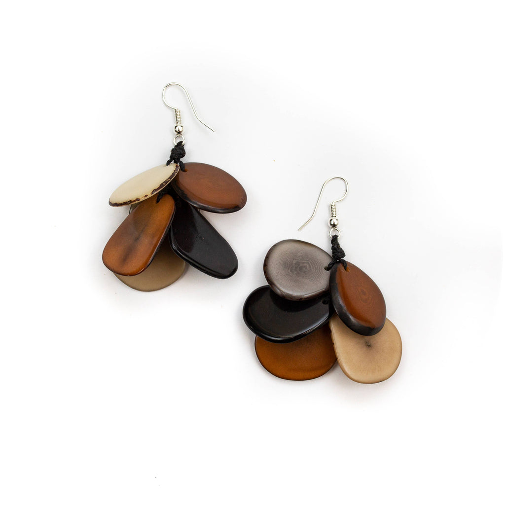Mariposa Earrings: Fall Combo-Organic Tagua Jewelry-Three Birdies Boutique, Women's Fashion Boutique Located in Kearney, MO