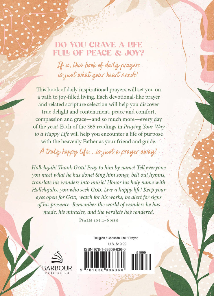 Praying Your Way to a Happy Life-Books-Barbour Publishing, Inc.-Three Birdies Boutique, Women's Fashion Boutique Located in Kearney, MO