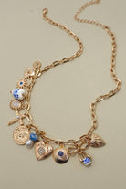 Charm Necklace – Porcelain Hearts Cross Necklace { product_type }}