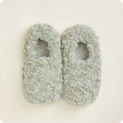 Curly Sage Green Warmies Slippers { product_type }}