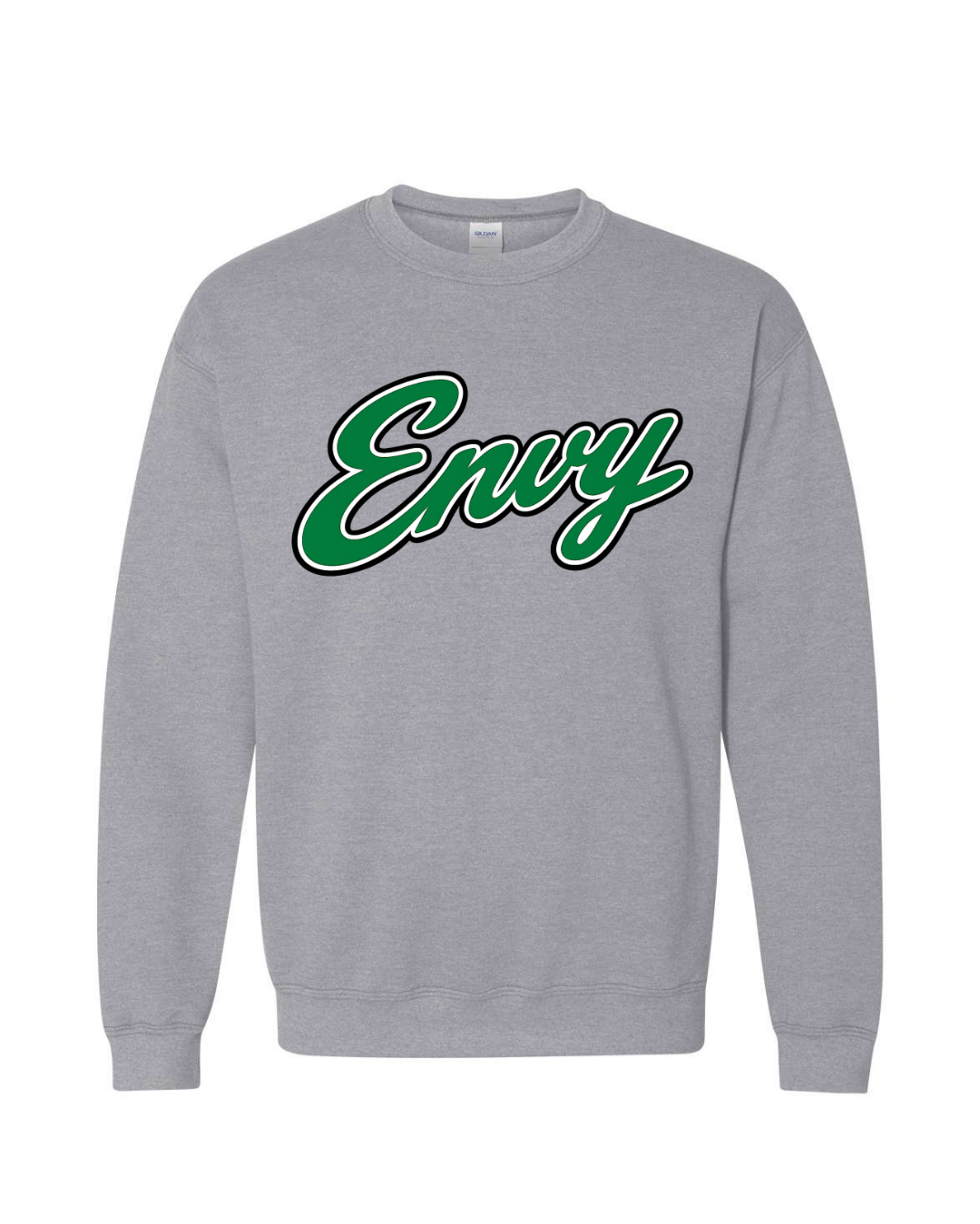 Script Envy Gildan Crewneck-Graphic Tees-TB TEES-Three Birdies Boutique, Women's Fashion Boutique Located in Kearney, MO