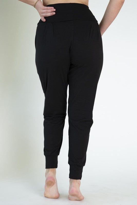 Black Harlem Pants-Leggings-boutique only-Three Birdies Boutique, Women's Fashion Boutique Located in Kearney, MO