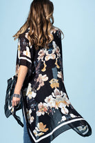 Moonlit Floral Kimono: Floral Multi { product_type }}