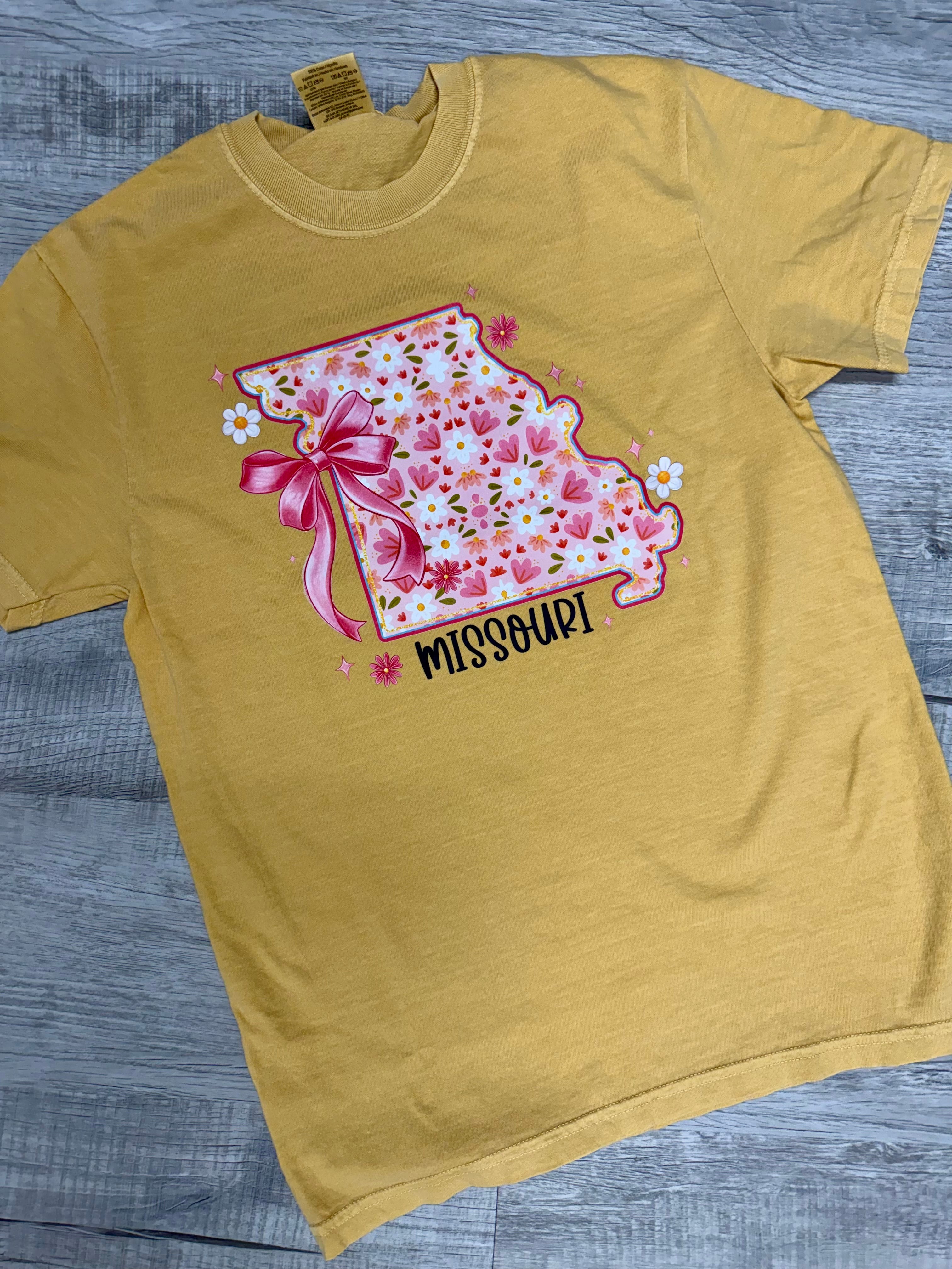 Missouri Graphic Tee-Graphic Tees-TB TEES-Three Birdies Boutique, Women's Fashion Boutique Located in Kearney, MO