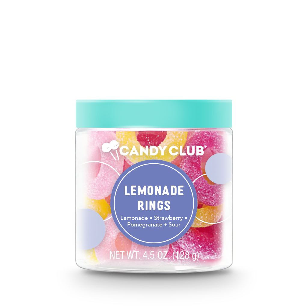 Gummy Candy Lemonade Rings-Candy Club-Three Birdies Boutique, Women's Fashion Boutique Located in Kearney, MO