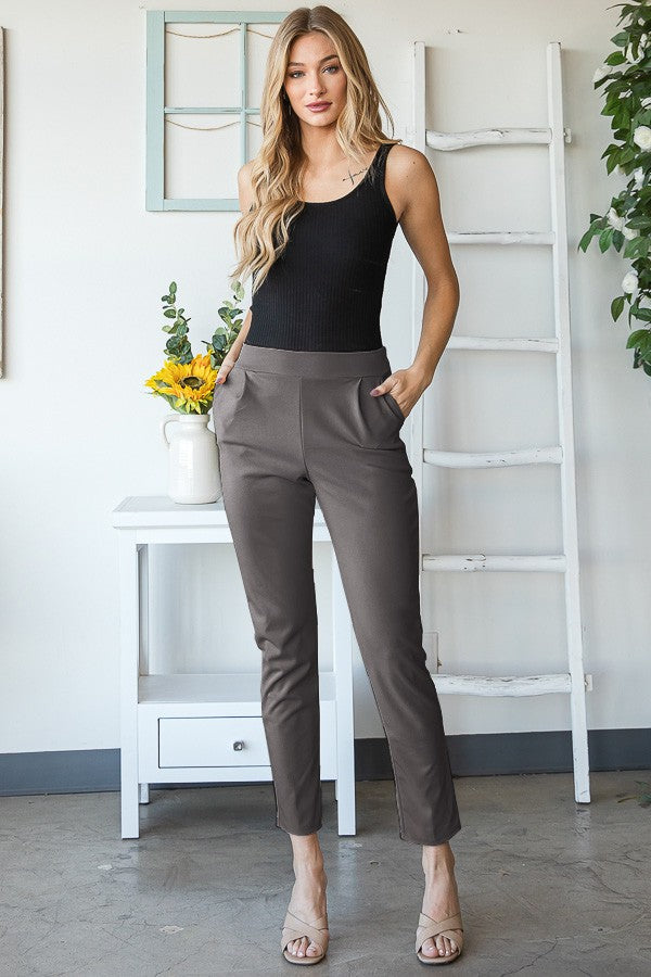 Straight Fit Dress Pants-Tank Tops-Heimish-Three Birdies Boutique, Women's Fashion Boutique Located in Kearney, MO