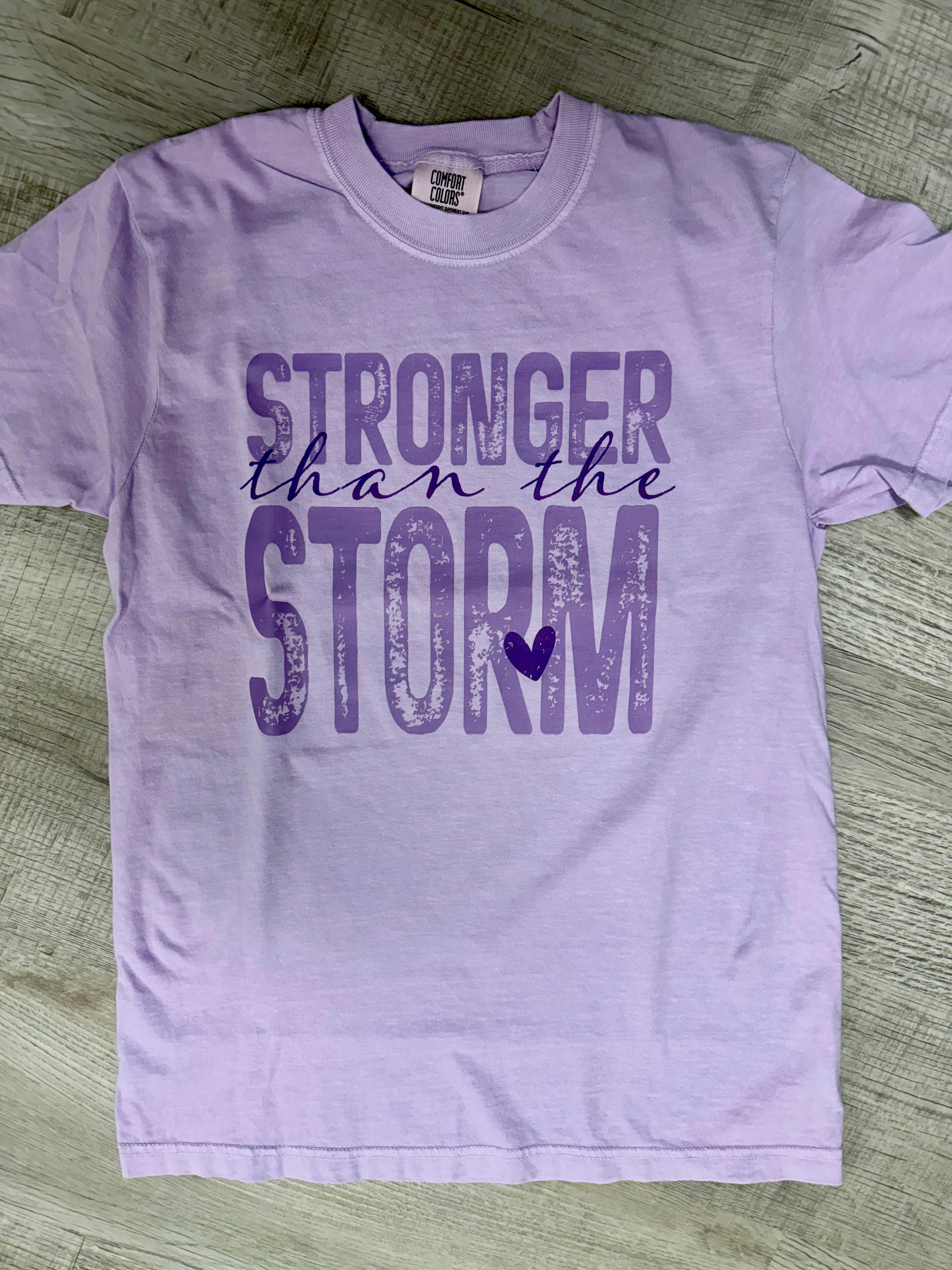 Strong Than the Storm Graphic Tee-Graphic Tees-TB TEES-Three Birdies Boutique, Women's Fashion Boutique Located in Kearney, MO