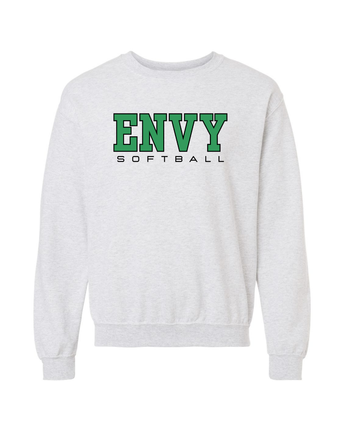 Block Envy Softball Gildan Crewneck-Graphic Tees-TB TEES-Three Birdies Boutique, Women's Fashion Boutique Located in Kearney, MO