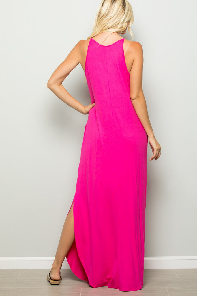 Solid Color Maxi Dress-Dresses-Heimish-Three Birdies Boutique, Women's Fashion Boutique Located in Kearney, MO