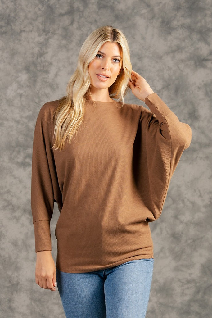 Long Sleeve Boxy Sweater-Sweater-Sew In Love-Three Birdies Boutique, Women's Fashion Boutique Located in Kearney, MO