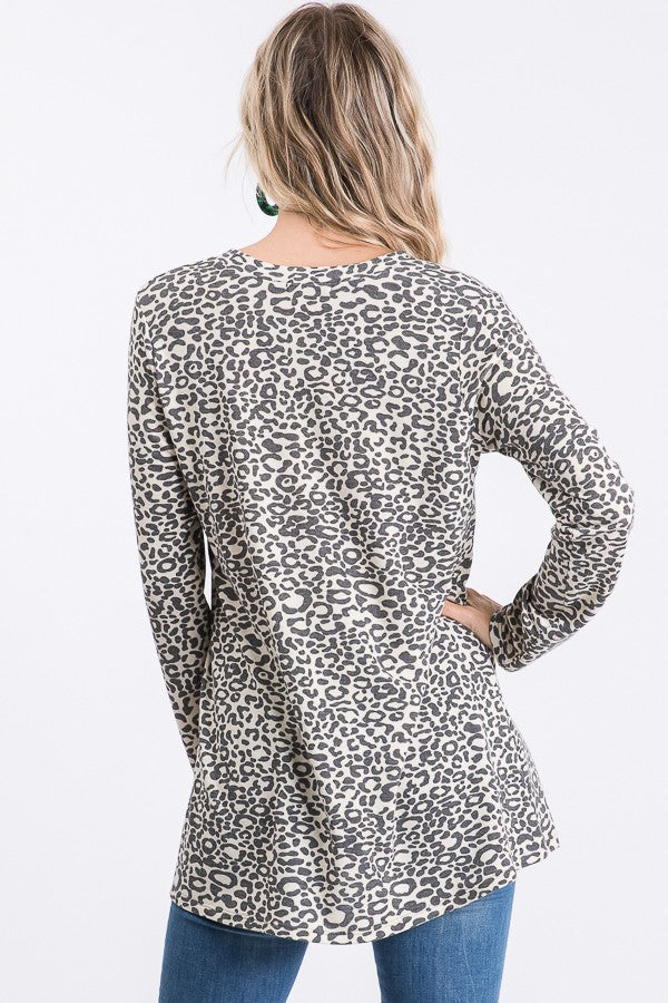 All Animal Print Top-Top-Heimish-Three Birdies Boutique, Women's Fashion Boutique Located in Kearney, MO