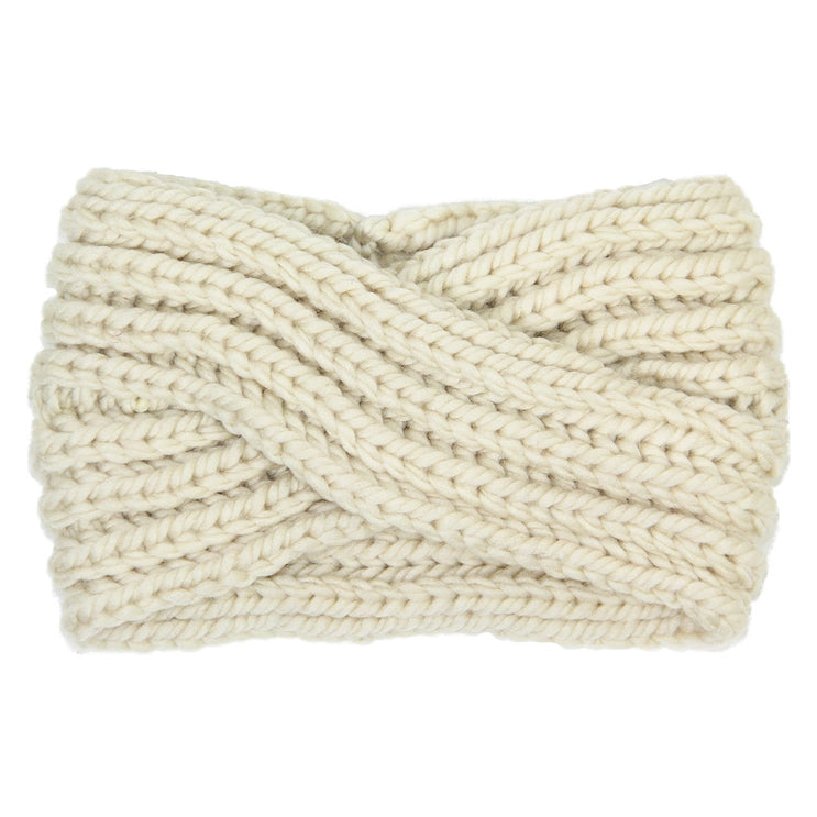 Solid Twisted Wide Knit Headband-Hair Accessory-Fashion City-Three Birdies Boutique, Women's Fashion Boutique Located in Kearney, MO