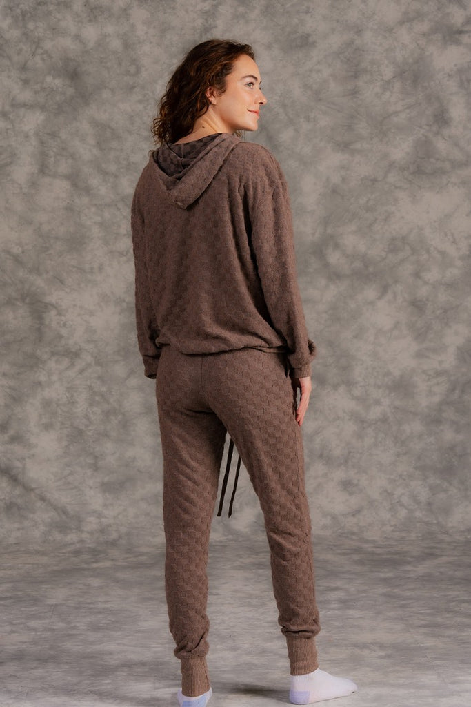 Checker Pattern Hoodie-Shirts & Tops-Sew In Love-Three Birdies Boutique, Women's Fashion Boutique Located in Kearney, MO