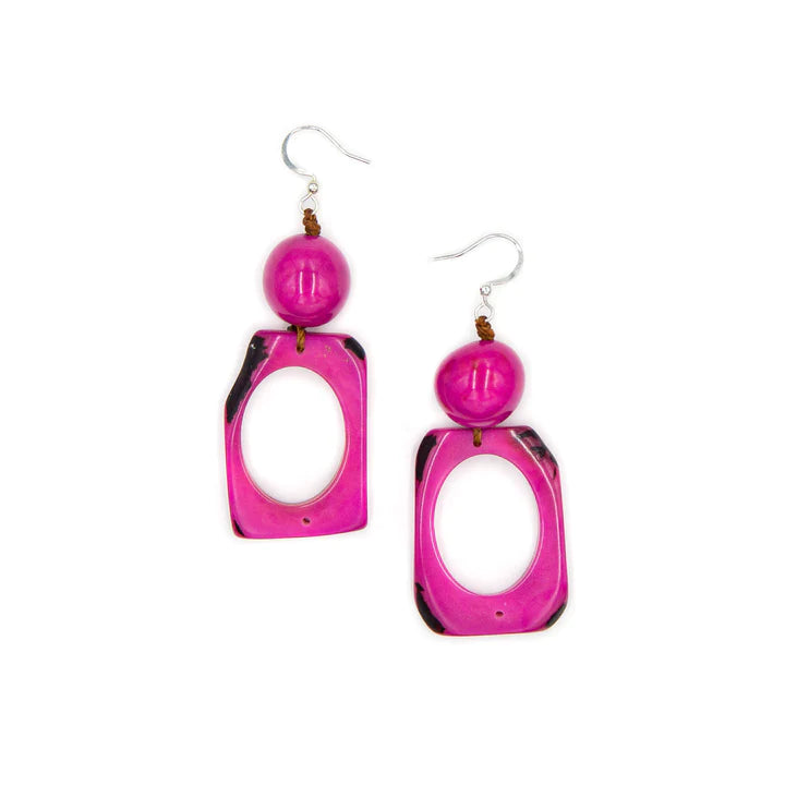 Alejandra Earrings-Earrings-Tagua-Three Birdies Boutique, Women's Fashion Boutique Located in Kearney, MO