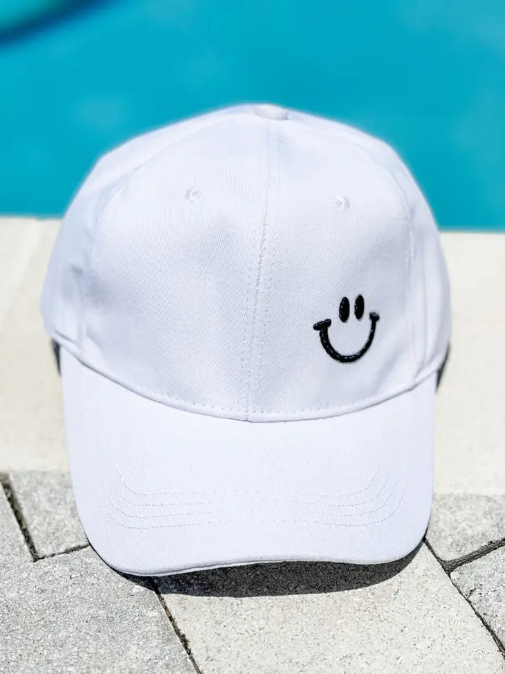 "You Make Me Smile" Baseball Hat-Baseball Hat-Harris Girls & Co.-Three Birdies Boutique, Women's Fashion Boutique Located in Kearney, MO
