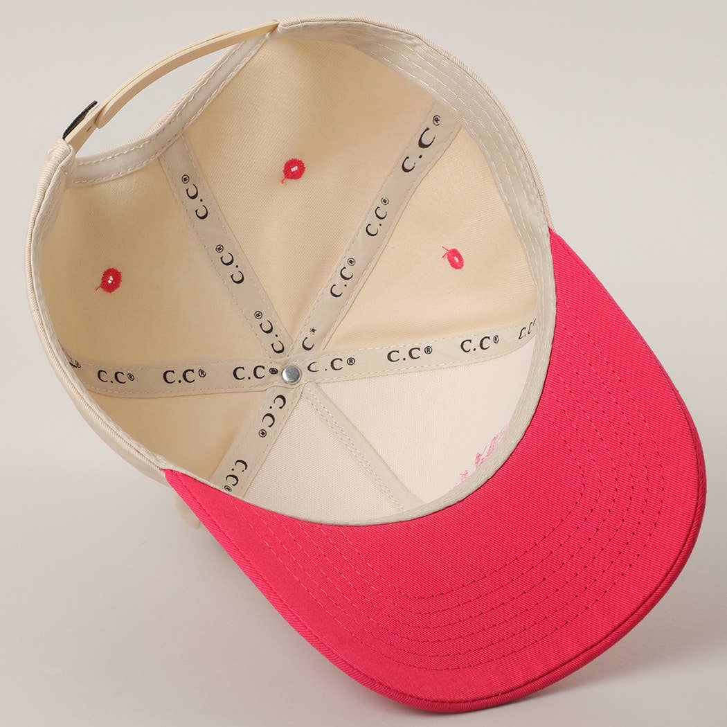 EASILY DISTRACTED BY DOGS Embroidered Trucker Hat: BLACK / One Color { product_type }}