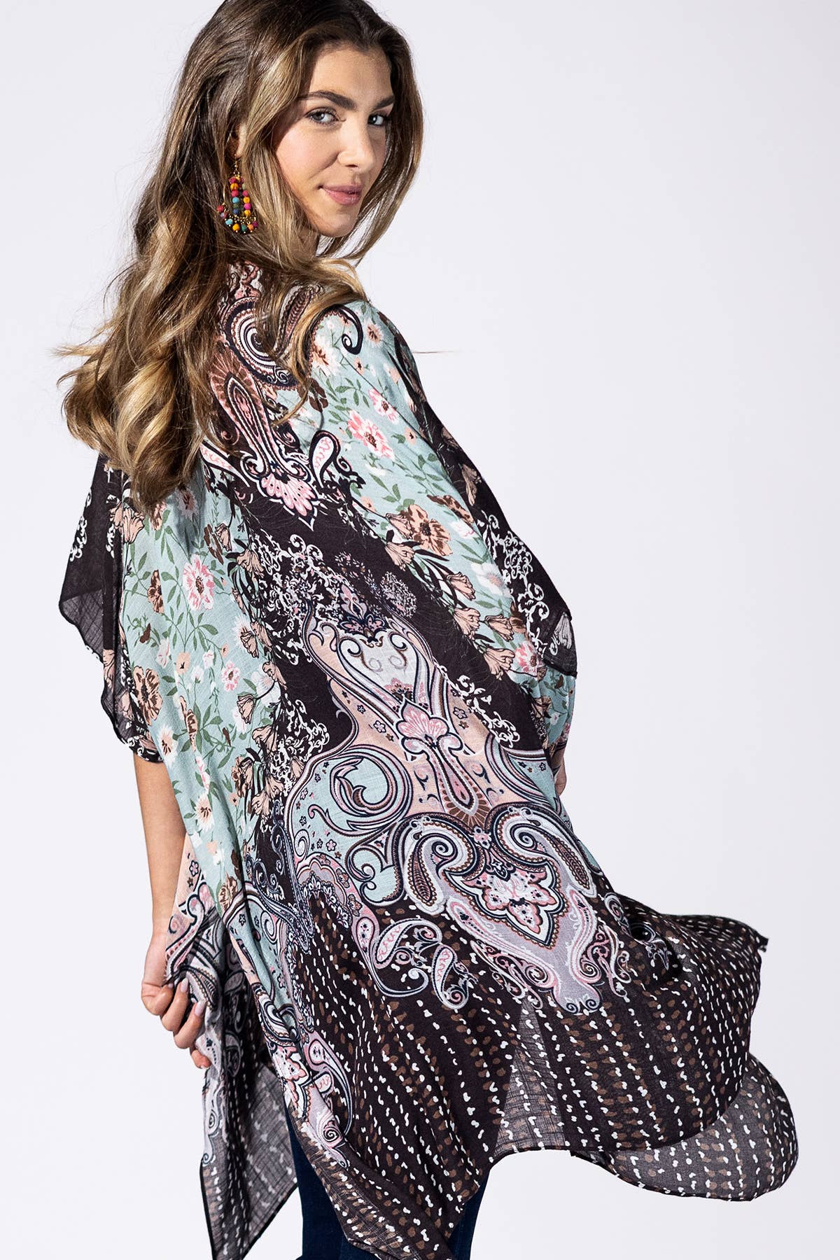 Mint Chocolate Kimono { product_type }}
