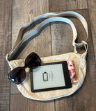 Crescent Crossbody Bag: Cream { product_type }}