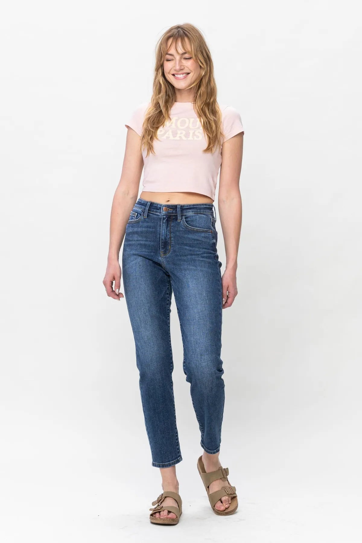 Judy Blue Shield Back Pocket Slim Fit { product_type }}