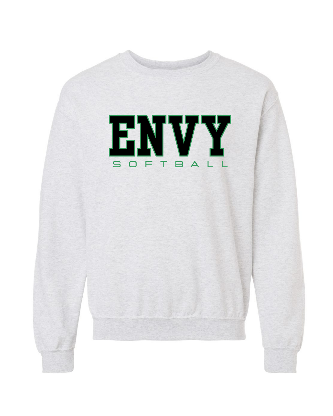 Block Envy Softball Gildan Crewneck-Graphic Tees-TB TEES-Three Birdies Boutique, Women's Fashion Boutique Located in Kearney, MO