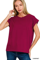 The Everyday Cotton Tee-Top-Zenana-Three Birdies Boutique, Women's Fashion Boutique Located in Kearney, MO