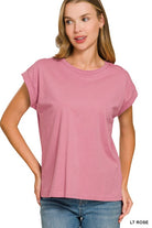 The Everyday Cotton Tee-Top-Zenana-Three Birdies Boutique, Women's Fashion Boutique Located in Kearney, MO