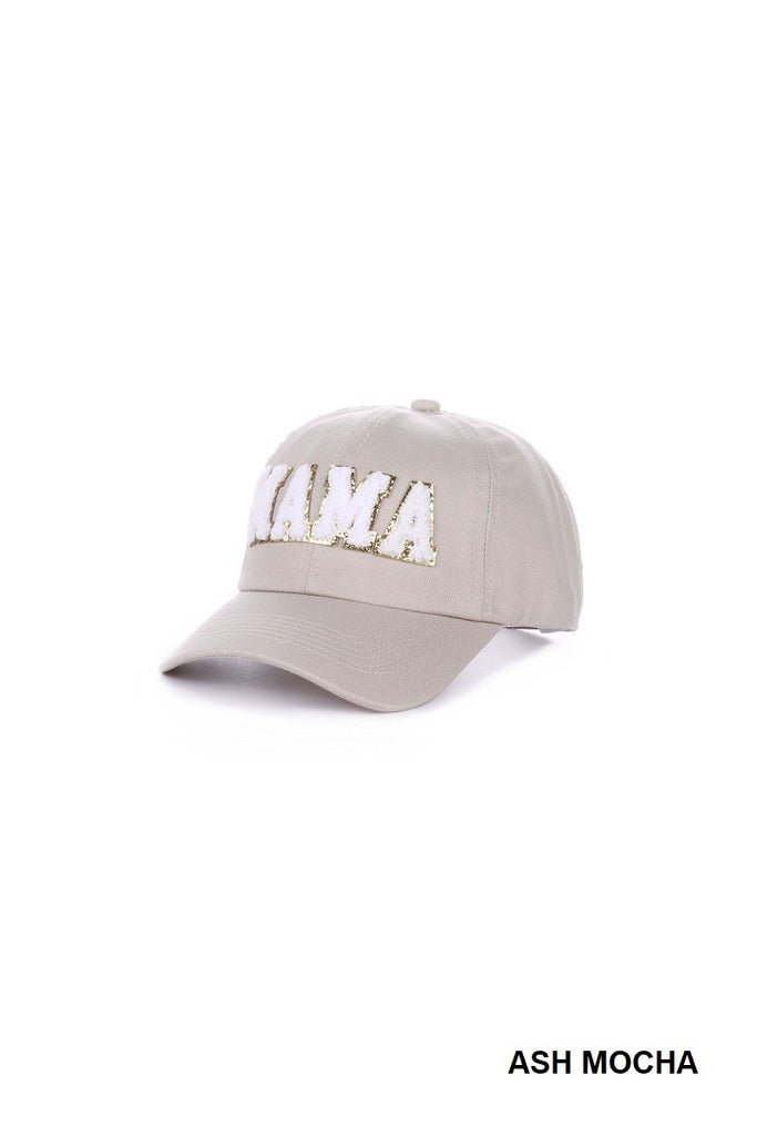 Mama Chenille Patch Hat-Baseball Hat-Zenana-Three Birdies Boutique, Women's Fashion Boutique Located in Kearney, MO