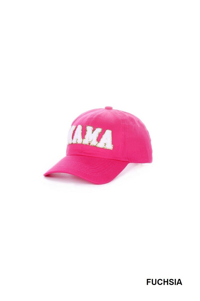 Mama Chenille Patch Hat-Baseball Hat-Zenana-Three Birdies Boutique, Women's Fashion Boutique Located in Kearney, MO