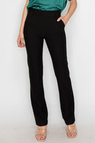 Straight-Leg Ponte Pants { product_type }}