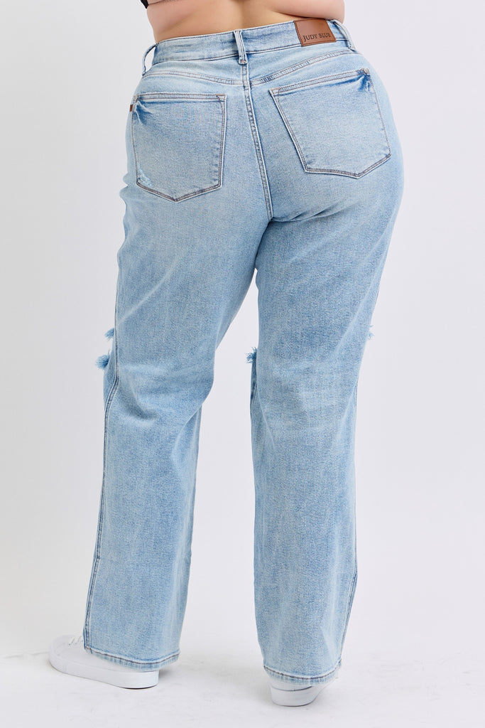 Judy Blue HW Magic Destroy Jean-Denim-Judy Blue-Three Birdies Boutique, Women's Fashion Boutique Located in Kearney, MO